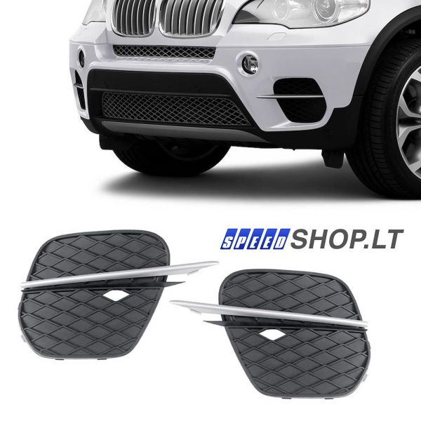 BMW X5 (E70) LCI bamperio grotelės
